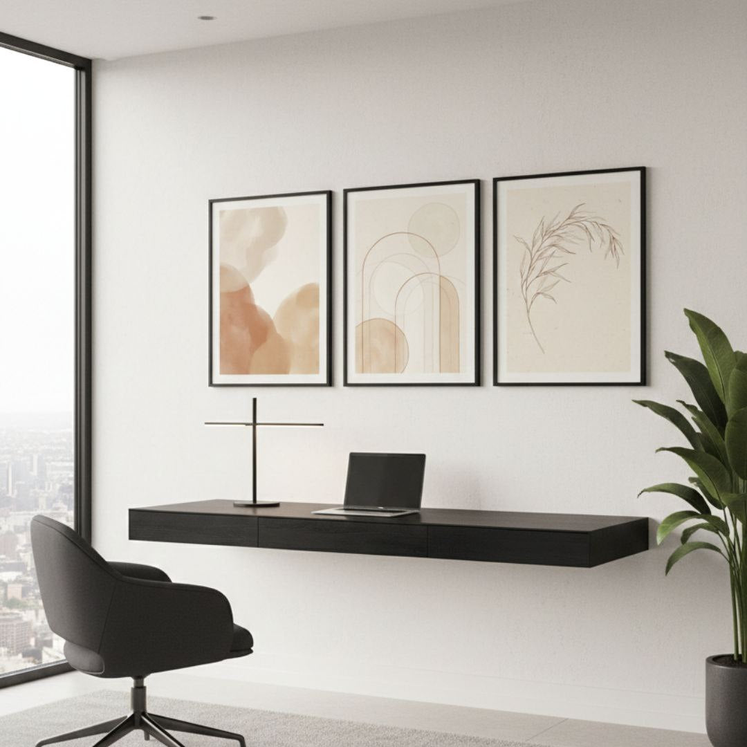 Set 3 Stampe Digitali Cozy Boho – Quadri Warm e Accoglienti per Casa Moderna